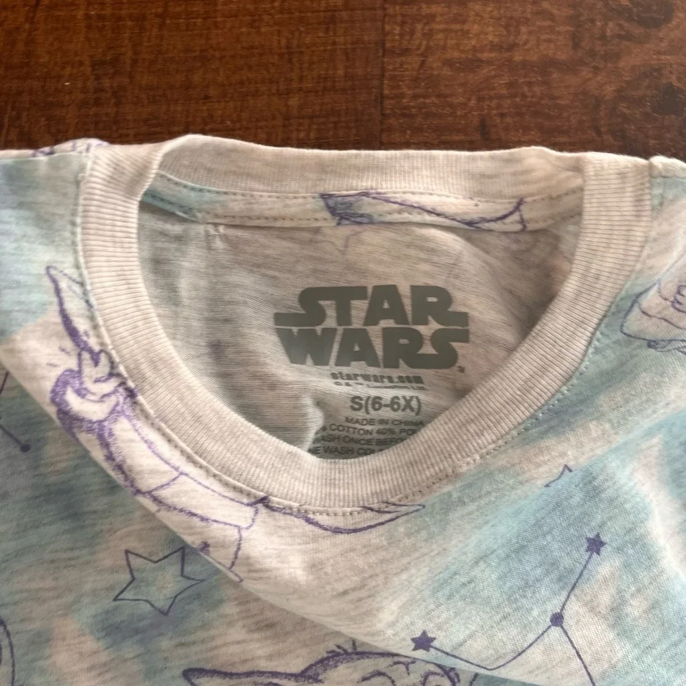 NWT long sleeve LS girls youth lightweight baby yoda dress XL